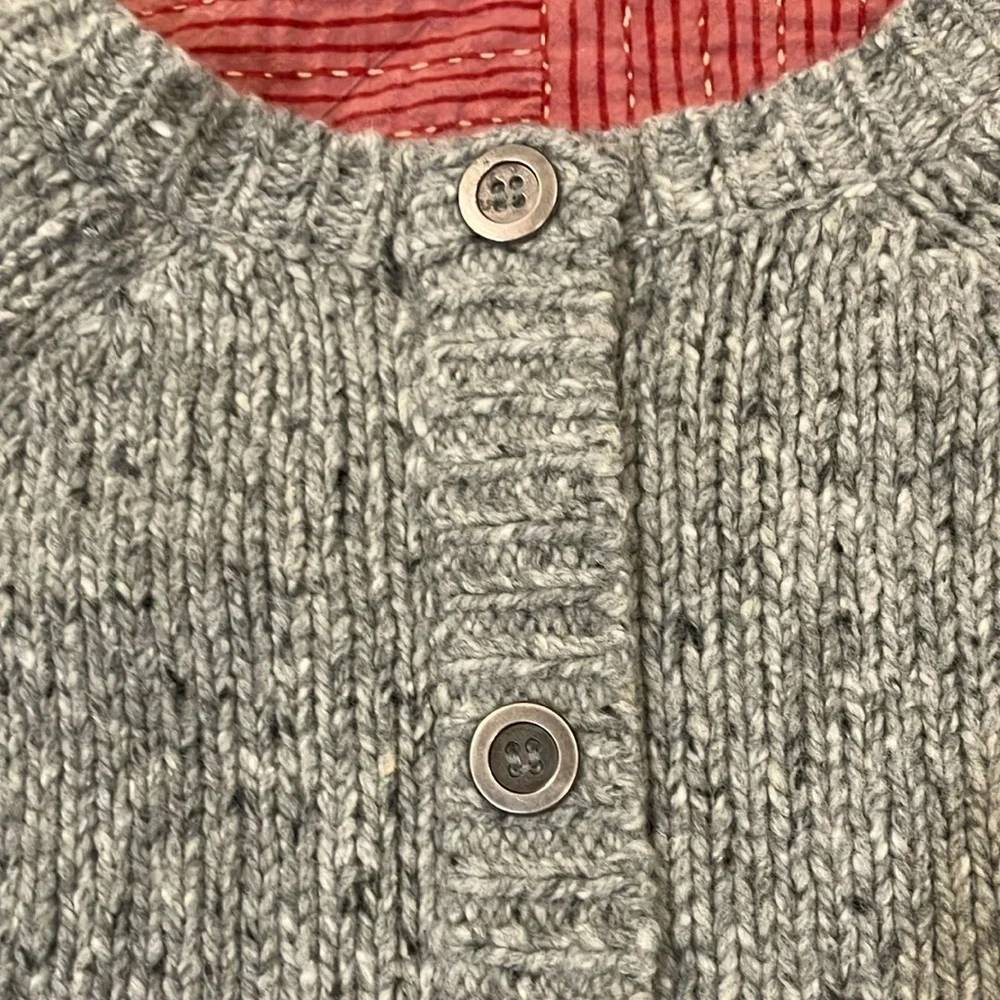 Kenar wool blend heather Gray Crew Neck Sweater - Picture 11 of 15